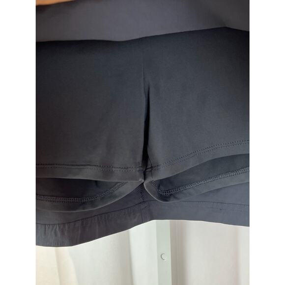 EDDIE BAUER  Size XL Pull On Skort Skirt with Shorts Nylon Ripstop Gray - Picture 5 of 9